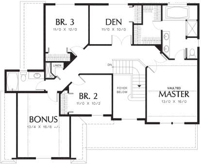 Second Floor for House Plan #2559-00441