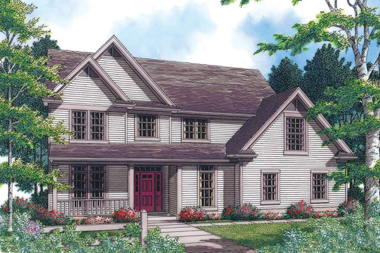 House Plan House Plan #12219 Front Elevation 