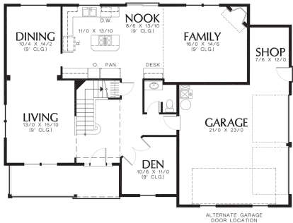 Main Floor  for House Plan #2559-00442