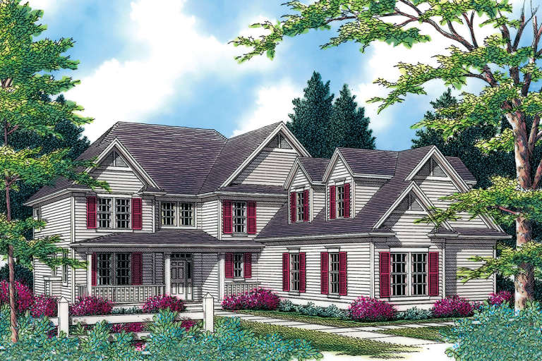 House Plan House Plan #12221 Front Elevation