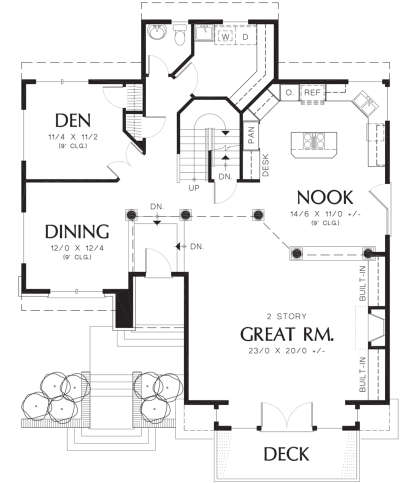 Main Floor  for House Plan #2559-00447