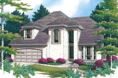 4 Bed, 3 Bath, 2275 Square Foot House Plan - #2559-00449