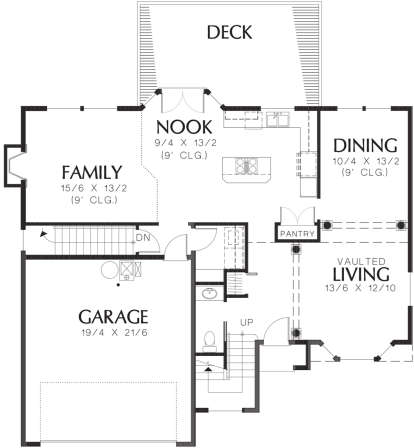 Main Floor  for House Plan #2559-00449