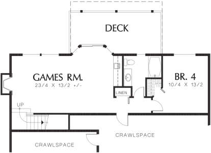 Basement for House Plan #2559-00449