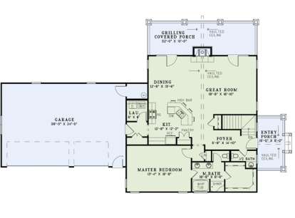 Floorplan 2 for House Plan #110-00841