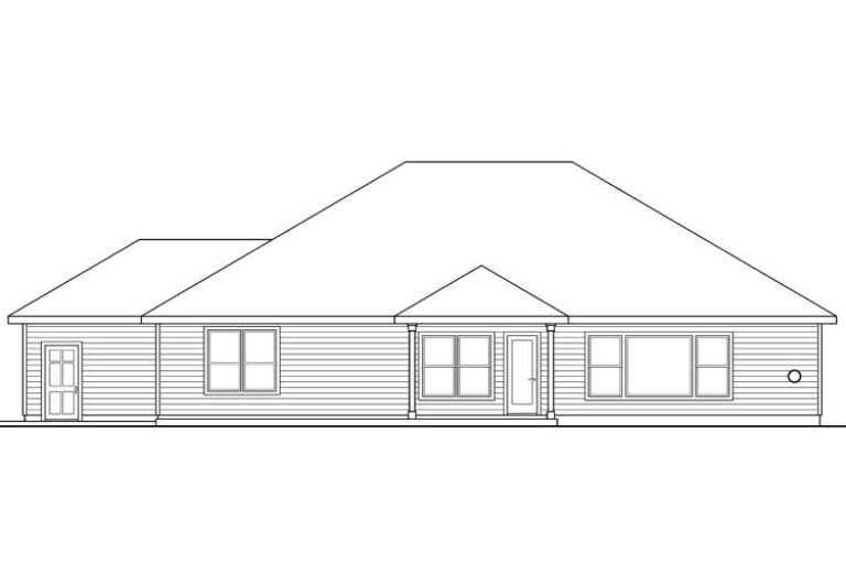 European House Plan #035-00460 Elevation Photo