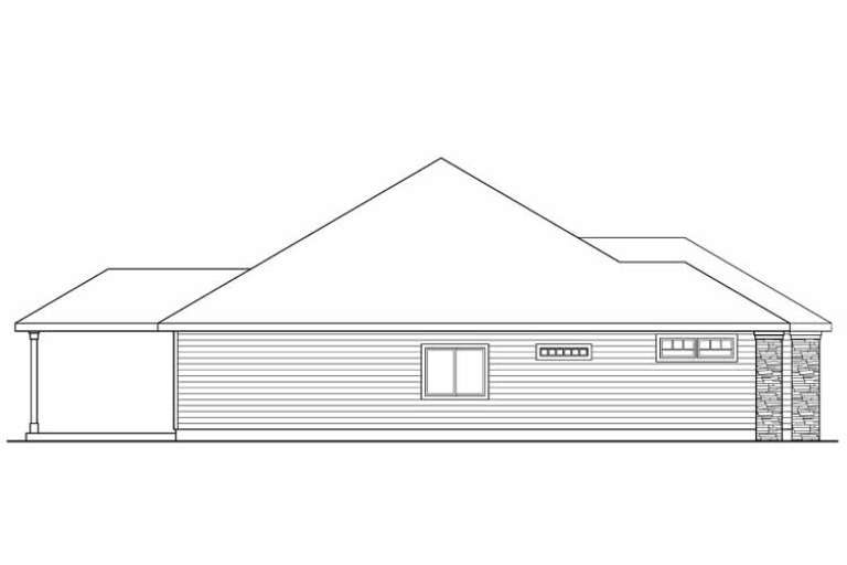 European House Plan #035-00460 Elevation Photo