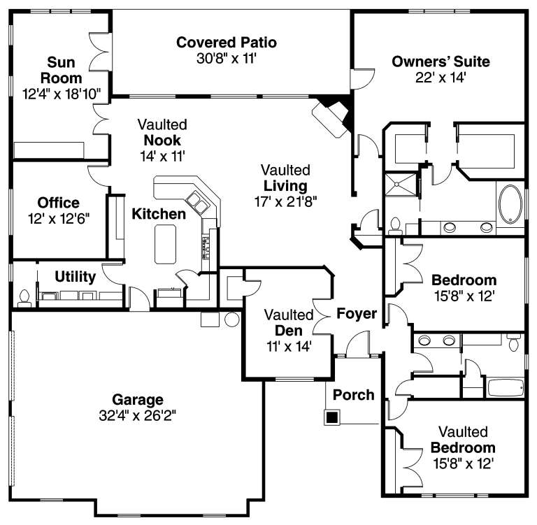 House Plan House Plan #12234 Drawing 1