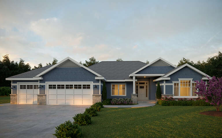 House Plan House Plan #12237 Front Elevation 