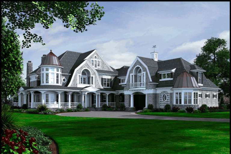 Farmhouse House Plan #341-00302 Elevation Photo
