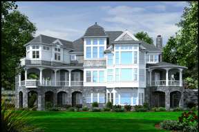 Farmhouse House Plan #341-00302 Elevation Photo