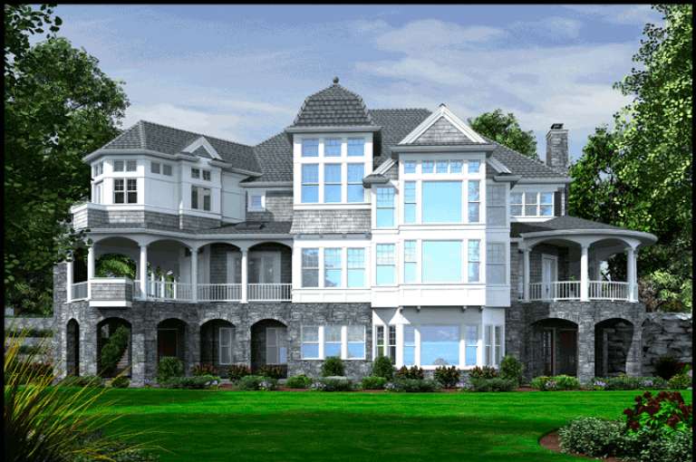 Farmhouse House Plan #341-00302 Elevation Photo