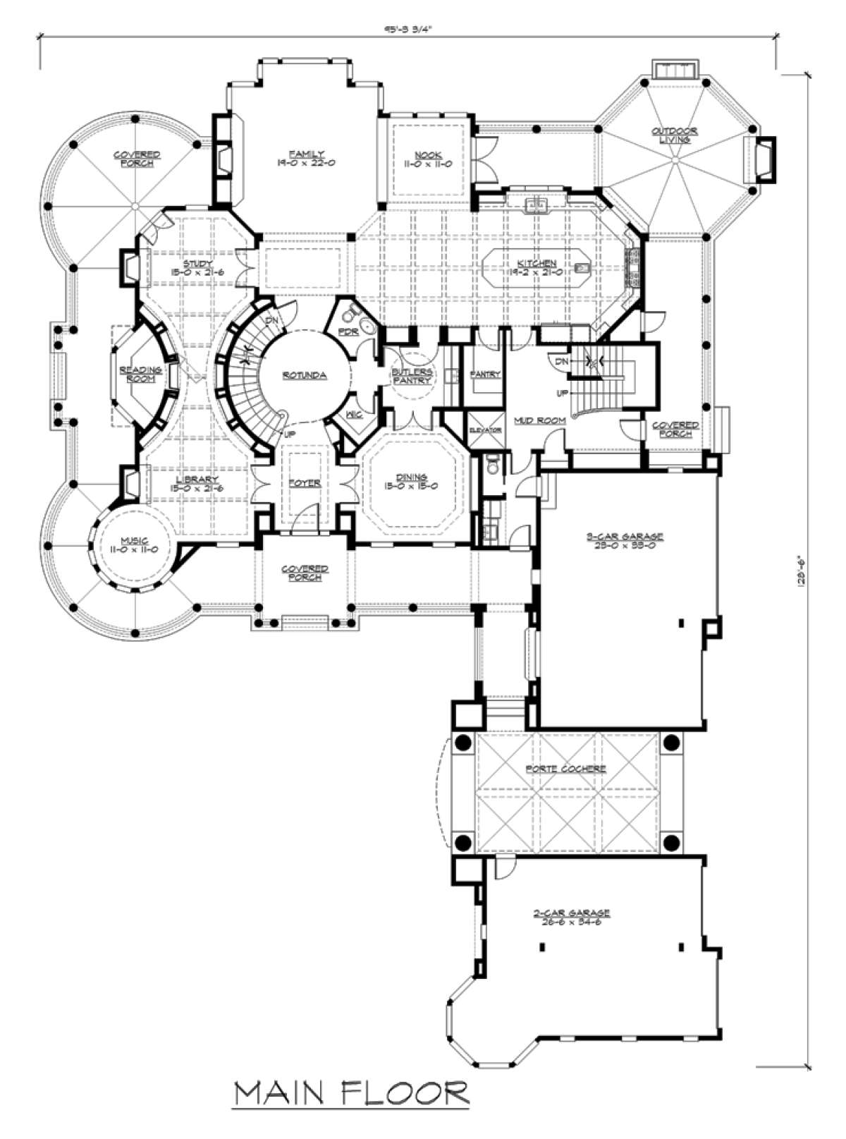 Floorplan 2 for House Plan #341-00302