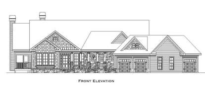 Country House Plan #957-00017 Elevation Photo