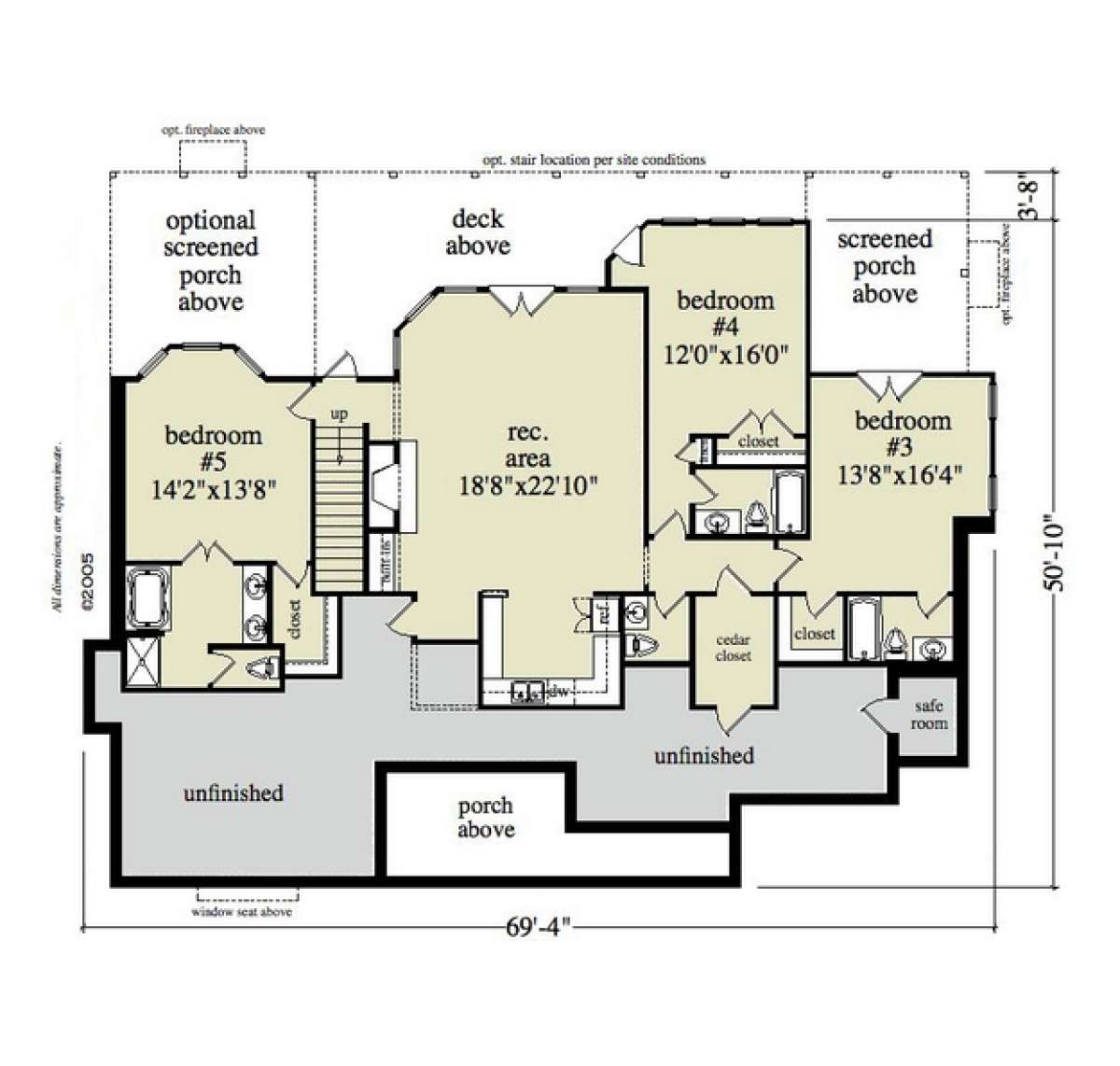 Floorplan 1 for House Plan #957-00018