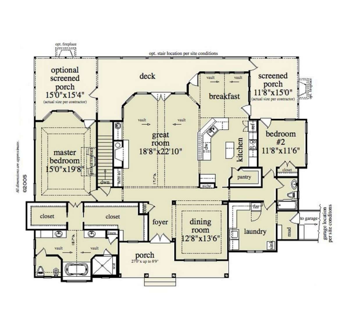 Floorplan 2 for House Plan #957-00018