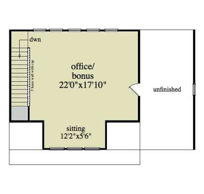 Floorplan 4 for House Plan #5458-00018