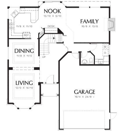 Main Floor  for House Plan #2559-00451