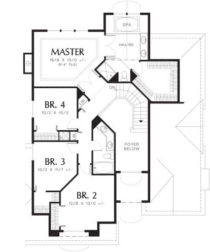 Second Floor for House Plan #2559-00452