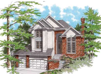 5 Bed, 3 Bath, 2893 Square Foot House Plan - #2559-00453