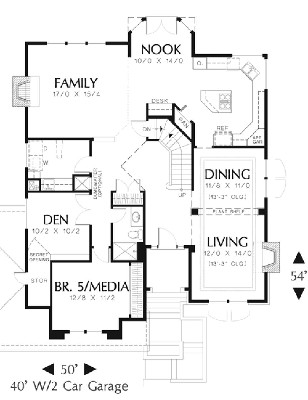 Floorplan 2 for House Plan #2559-00453
