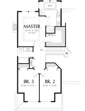 Second Floor for House Plan #2559-00455
