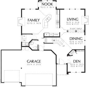 Main Floor  for House Plan #2559-00456