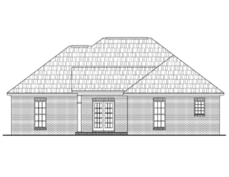 Ranch House Plan #041-00008 Elevation Photo