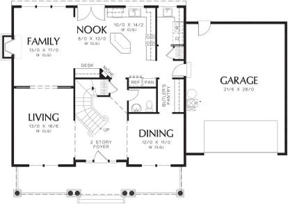 Main Floor  for House Plan #2559-00461