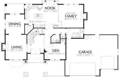 Main Floor  for House Plan #2559-00462