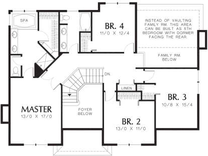 Second Floor for House Plan #2559-00462