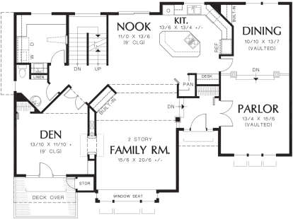 Main Floor  for House Plan #2559-00463