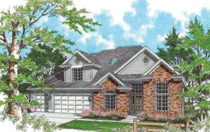 Traditional House Plan #2559-00468 Elevation Photo