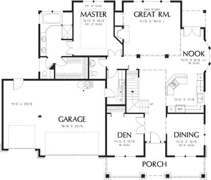 Main Floor  for House Plan #2559-00469