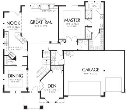 Main Floor  for House Plan #2559-00474