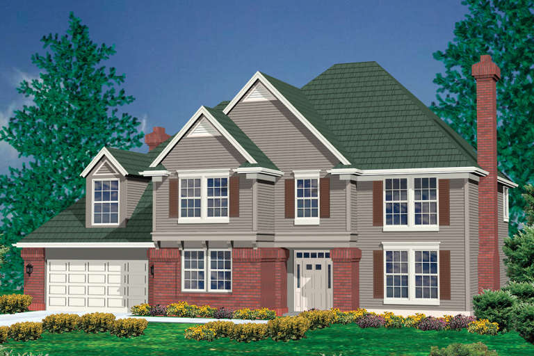 House Plan House Plan #12269 Front Elevation