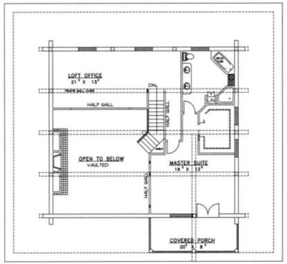 Second Floor for House Plan #039-00011