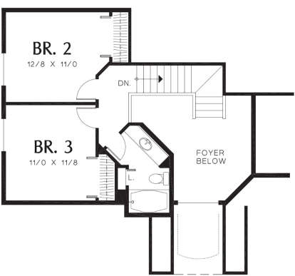 Second Floor for House Plan #2559-00480