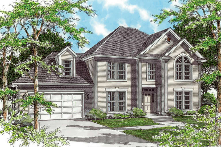 House Plan House Plan #12274 Front Elevation
