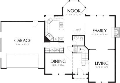 Main Floor  for House Plan #2559-00482