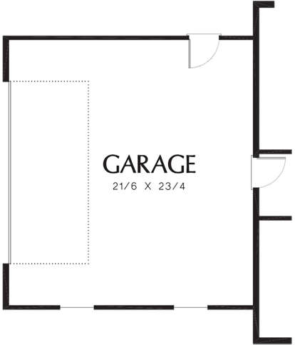 Garage for House Plan #2559-00482