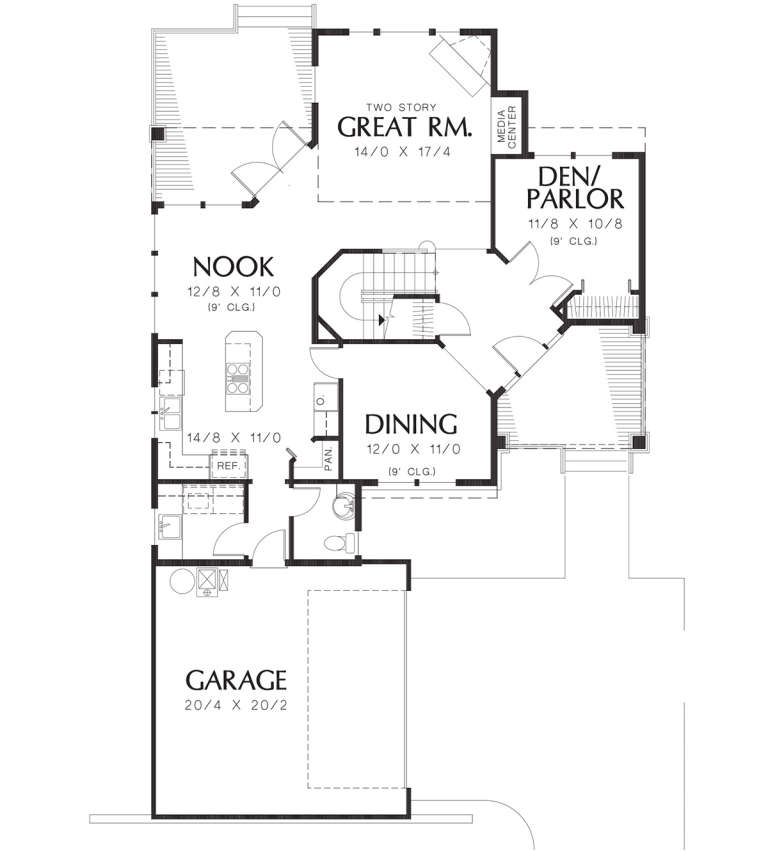 House Plan House Plan #12276 Drawing 1
