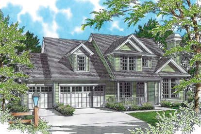 Country House Plan #2559-00487 Elevation Photo