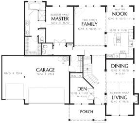 Main Floor  for House Plan #2559-00487
