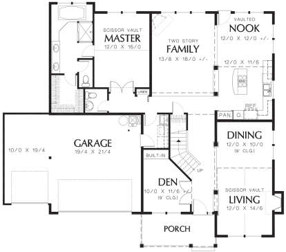 Main Floor  for House Plan #2559-00487