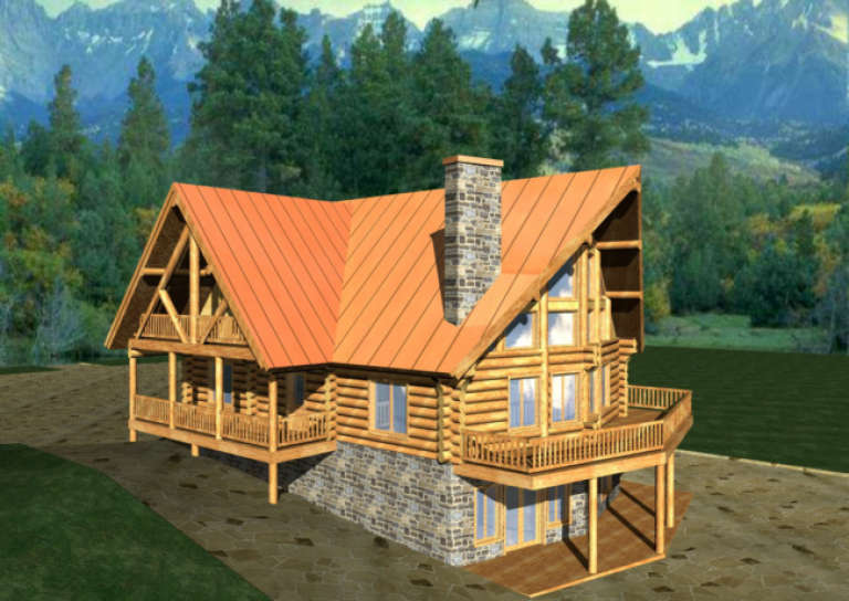 House Plan House Plan #1228 Front Elevation