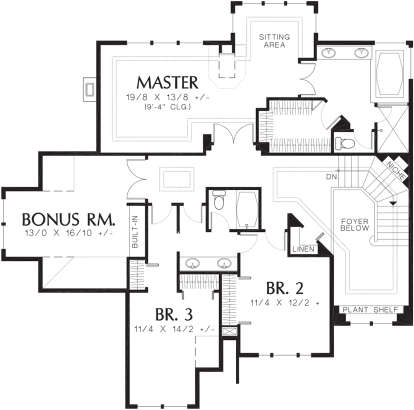 Second Floor for House Plan #2559-00488