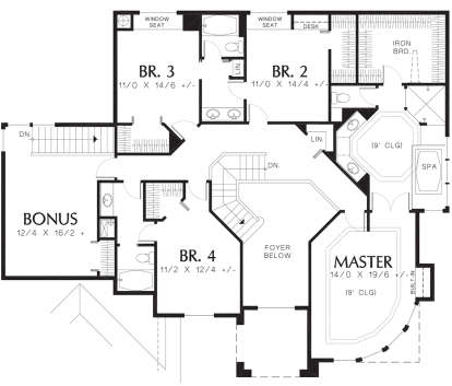 Second Floor for House Plan #2559-00495