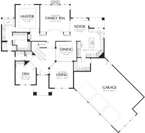 Main Floor  for House Plan #2559-00498