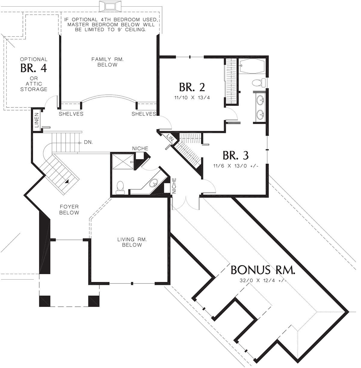 Second Floor for House Plan #2559-00498